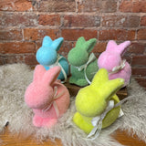 Flocked Easter Bunny