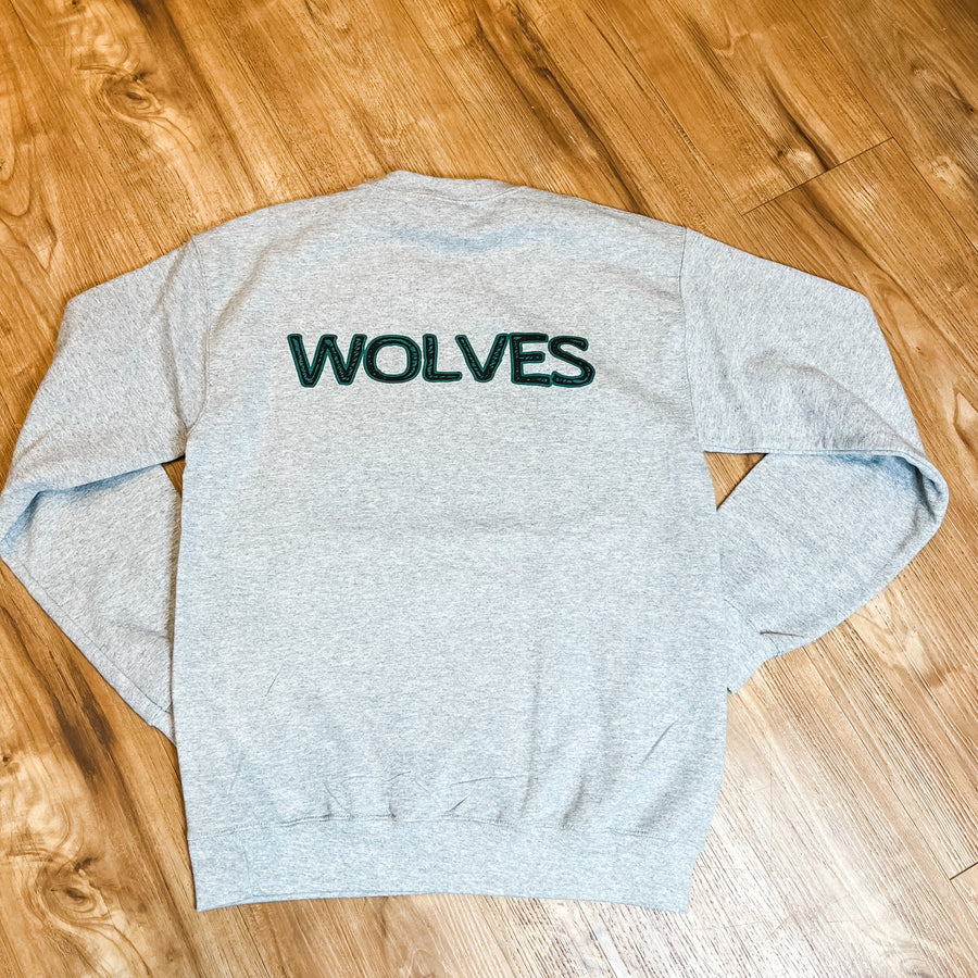 Youth Small Town Big Spirit Wolves Crewneck