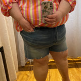 Plus Mica High Rise Cut Off Shorts