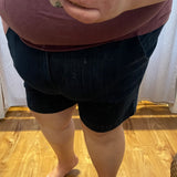 Plus Judy Blue Denim Trouser Shorts