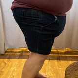 Plus Judy Blue Denim Trouser Shorts