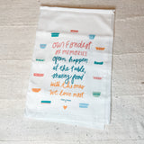 Doe A Deer Flour Sack Towel