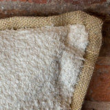 Cream/Natural Square Cotton Boucle Pillow 24”