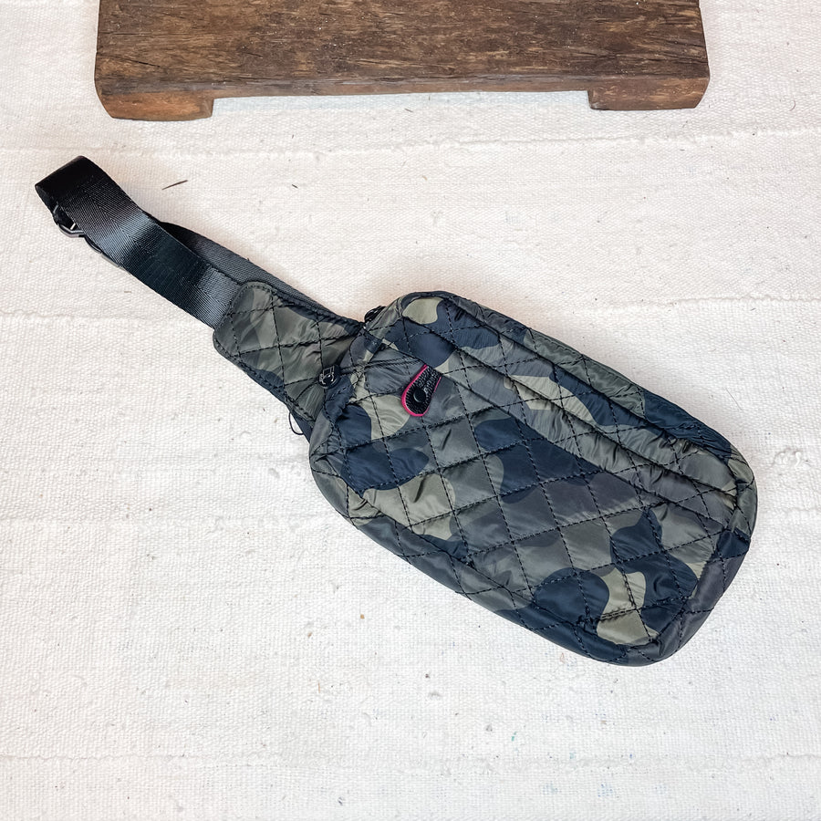 BC Quilted Camo Bum Bag