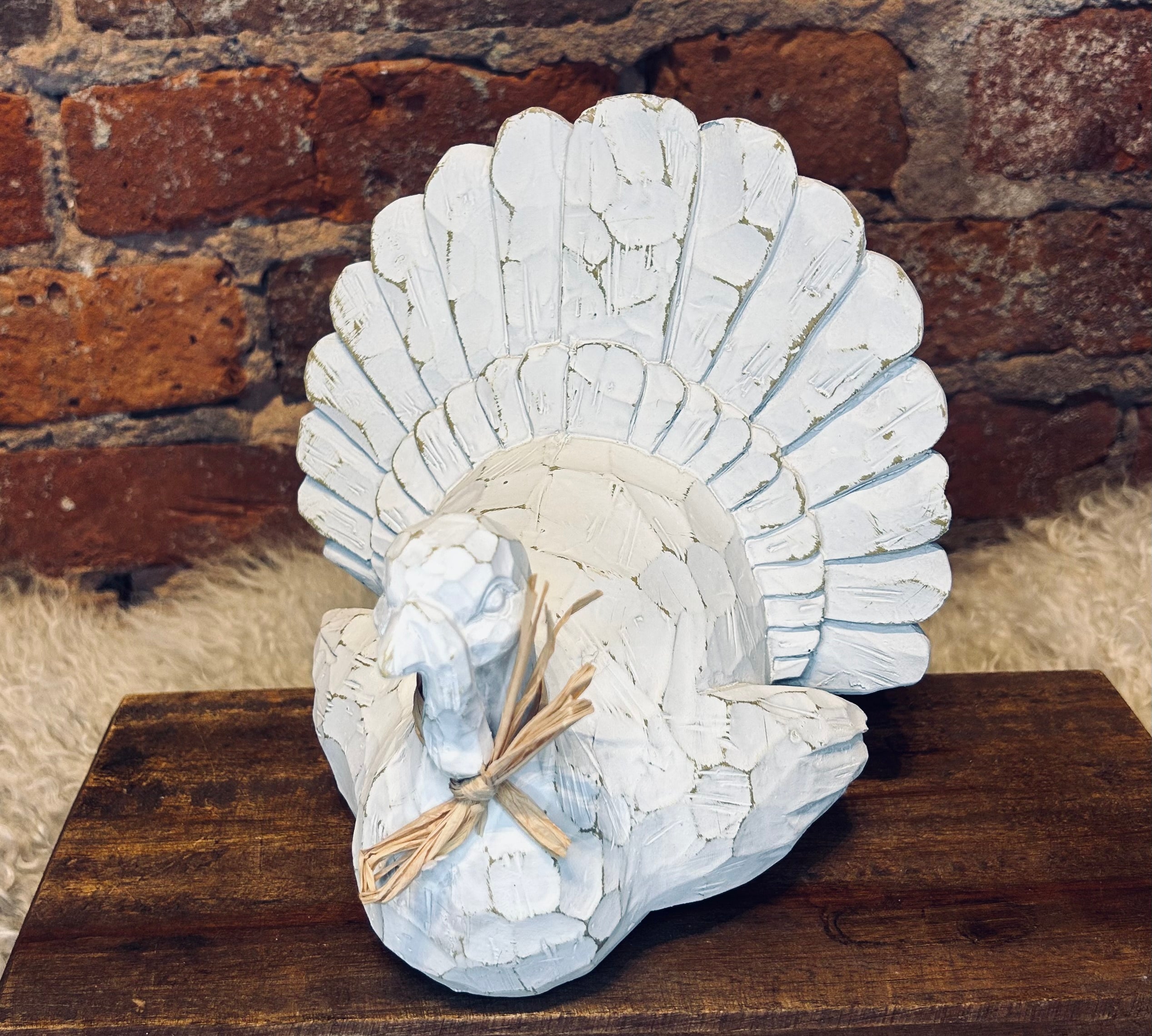 Large Resin Turkey 7x6.5”