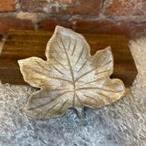 Wooden Maple Leaf Blocks