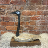 Wooden Goose Sitter