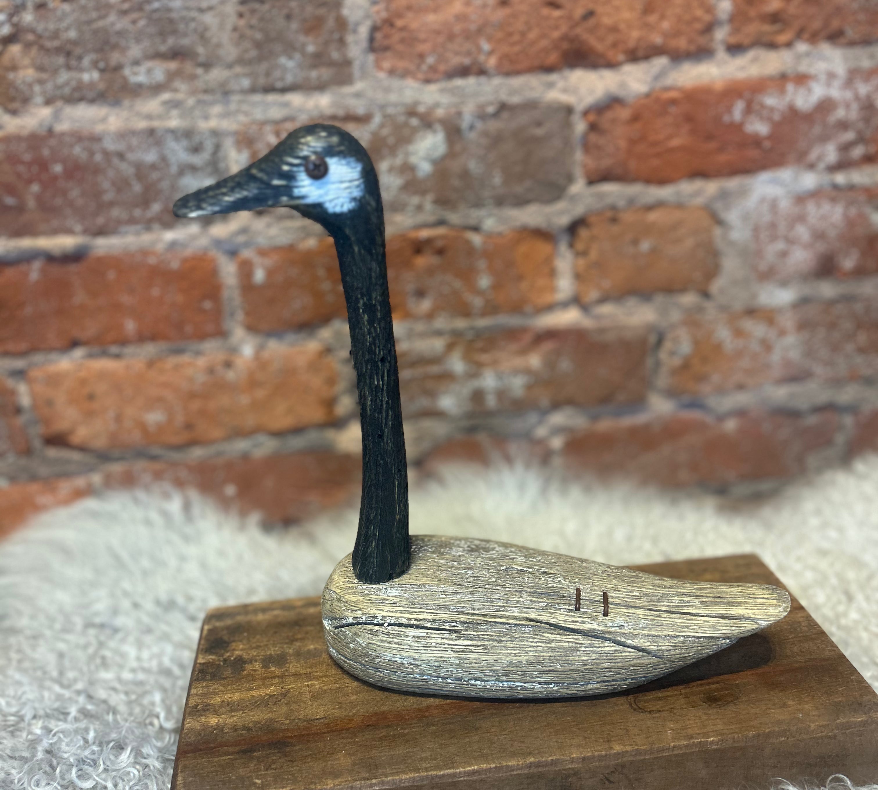 Wooden Goose Sitter