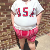 Plus USA French Terry Top