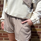 French Terry Heavy Poly Shorts