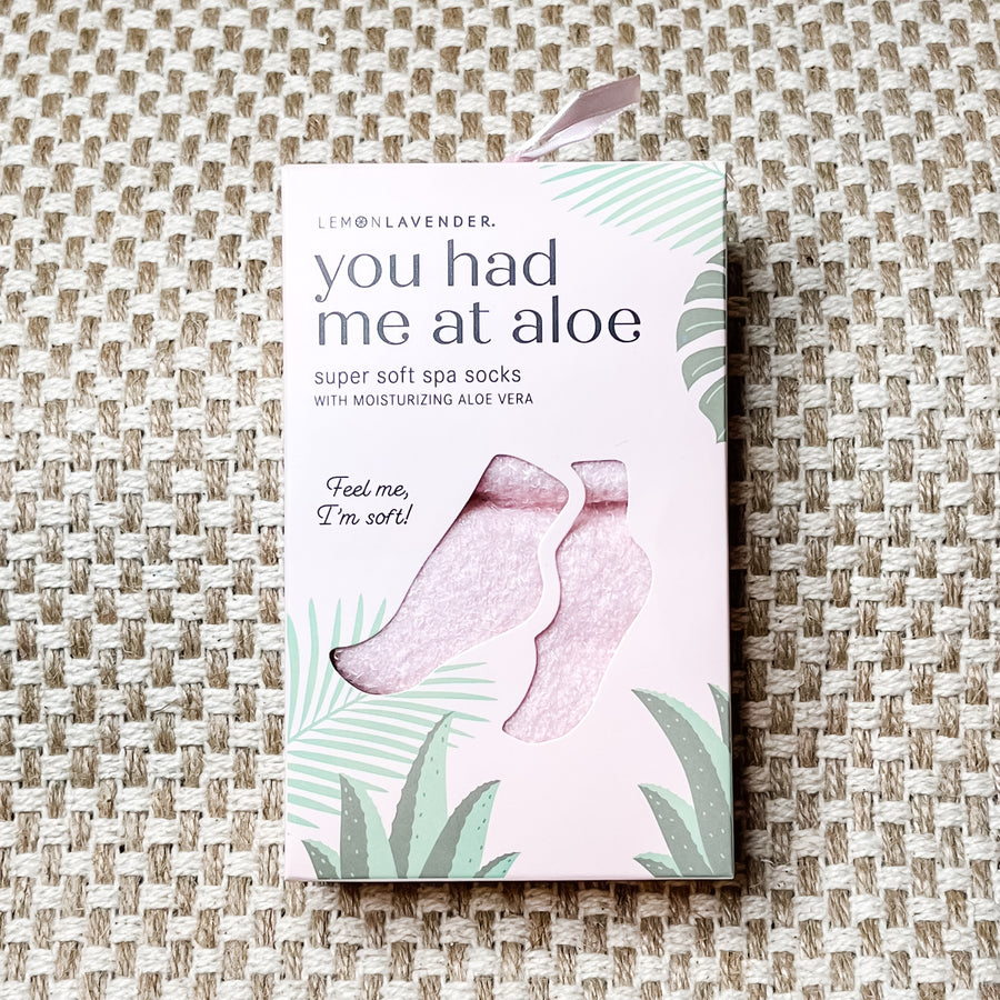 Had Me At Aloe Socks