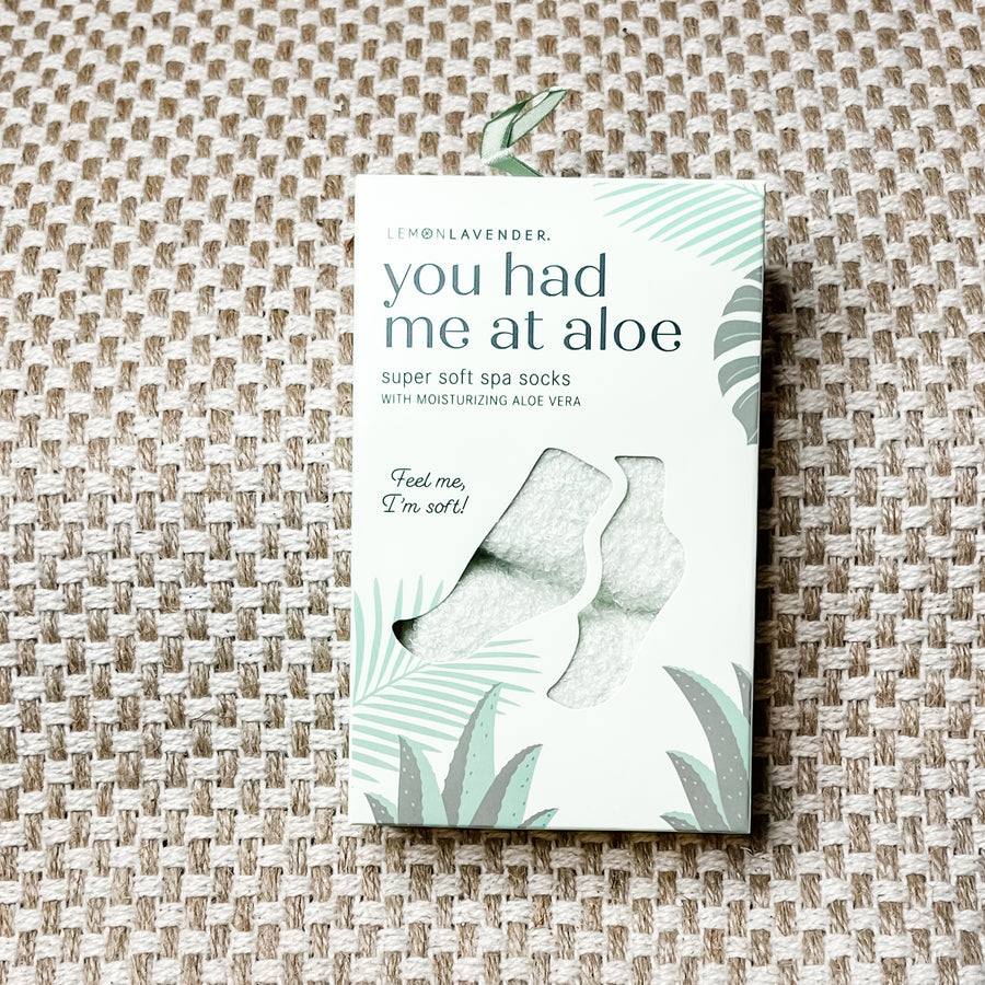 Had Me At Aloe Socks