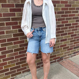Ruffle Trim Tank Top