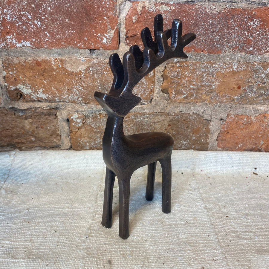 Metal Standing Deer