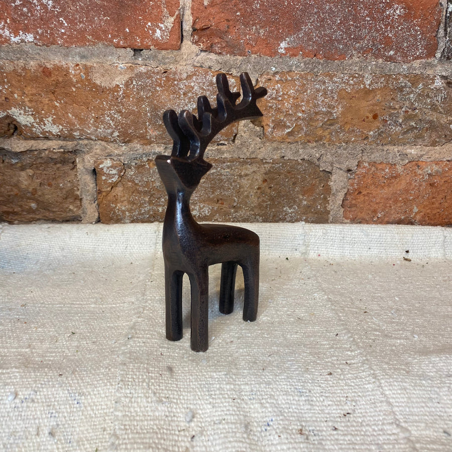 Metal Standing Deer