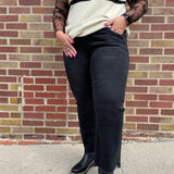 Vervet Righteousness High Rise Crop Flare Jeans