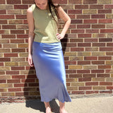 Open Knit Sleeveless Tank Top