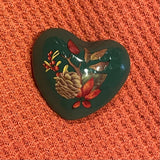 Fall Foliage Chime Heart .75”