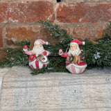 Resin Donut Sweet Santa Orn 4"