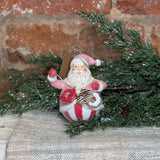 Resin Donut Sweet Santa Orn 4"