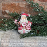 Resin Donut Sweet Santa Orn 4"