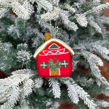 Felt Ski Chalet Orn 4.75”