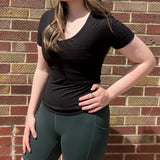 Recycled Butter Soft Short Sleeve Top