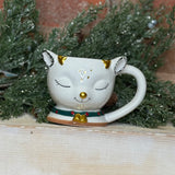 Smiling Reindeer Mug 4”