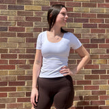 Recycled Butter Soft Short Sleeve Top