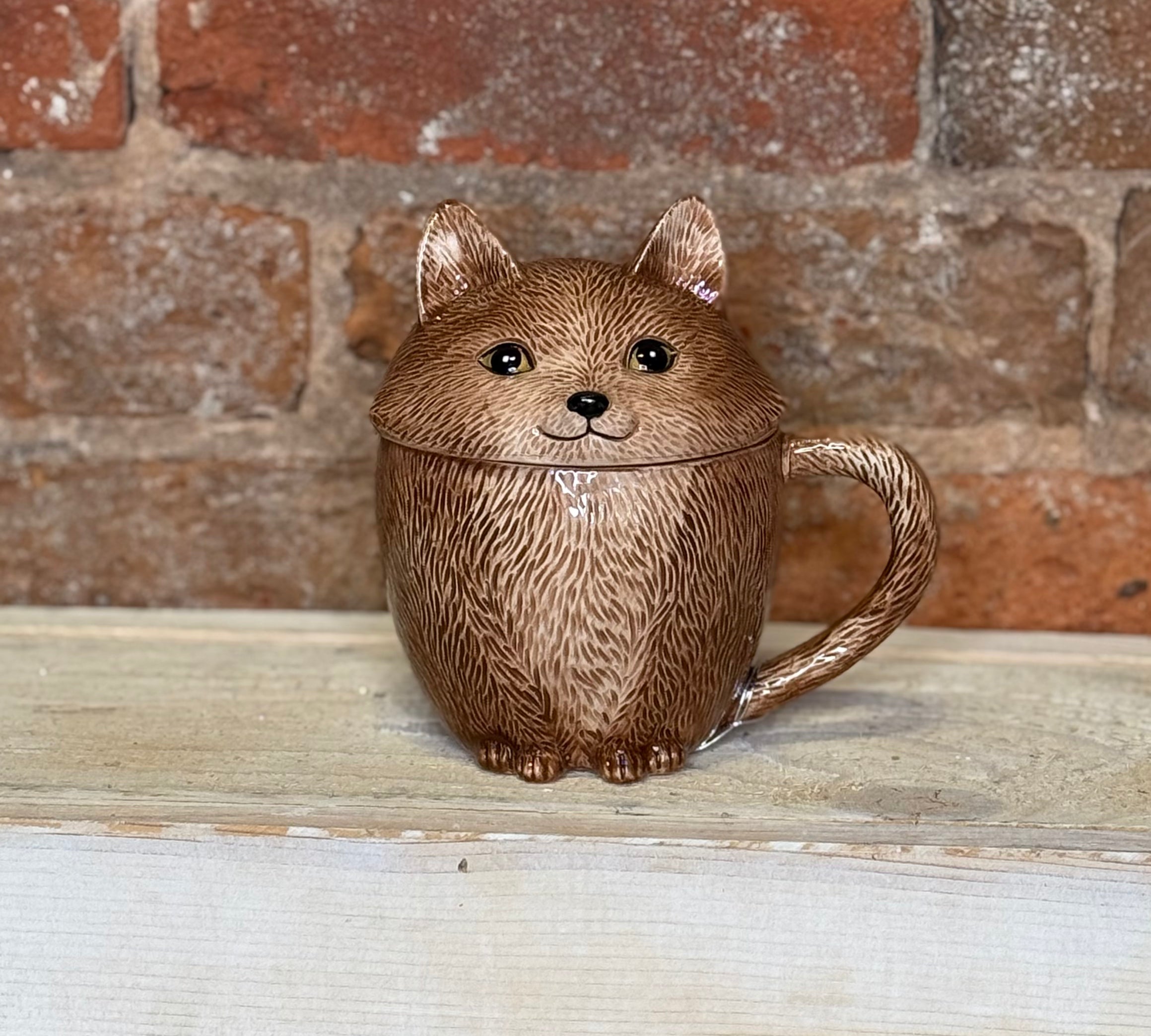 Animal Mug w/Lid 12oz
