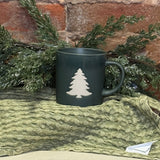 Simple Green w/White Tree Mug 4”
