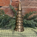 Antique Brass Cast Aluminum Carved Tree