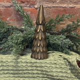 Antique Brass Cast Aluminum Carved Tree