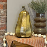 Gold Metal Gourd 12.75”