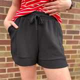 Modal Scuba Pleast Casual Shorts