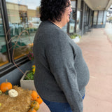 Plus Lightweight Button Down Cardigan