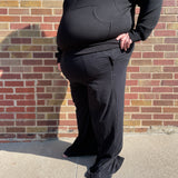 Plus Cotton Slubs Lounge Pants