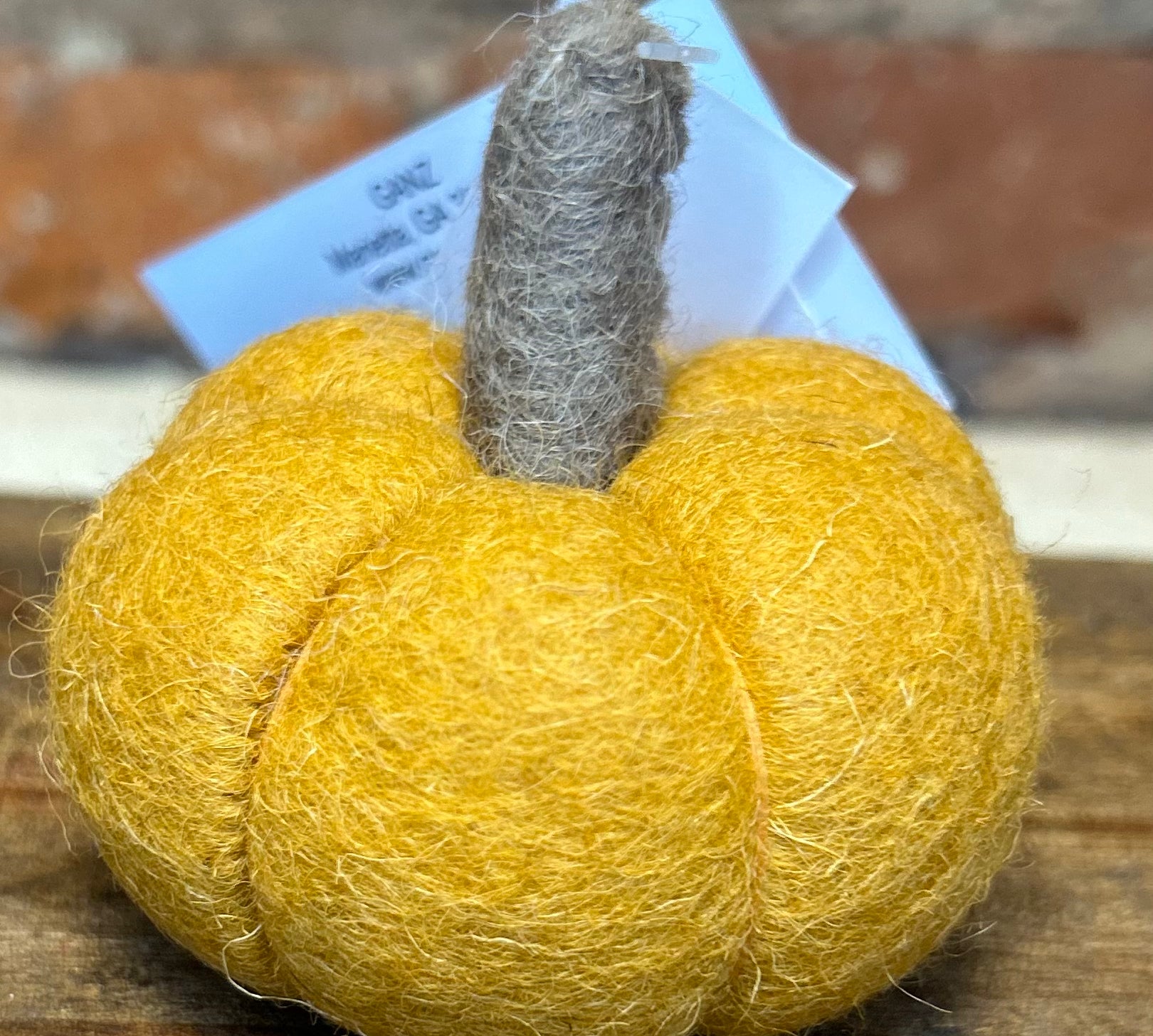 Handmade Wool Felt Pumpkin
