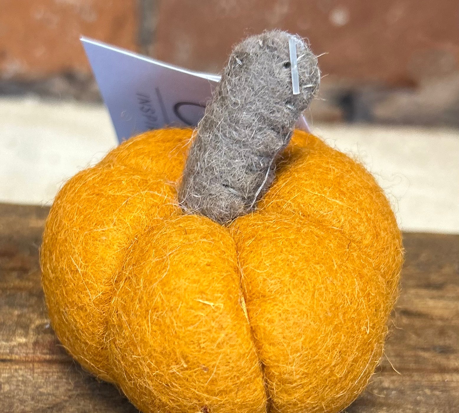 Handmade Wool Felt Pumpkin