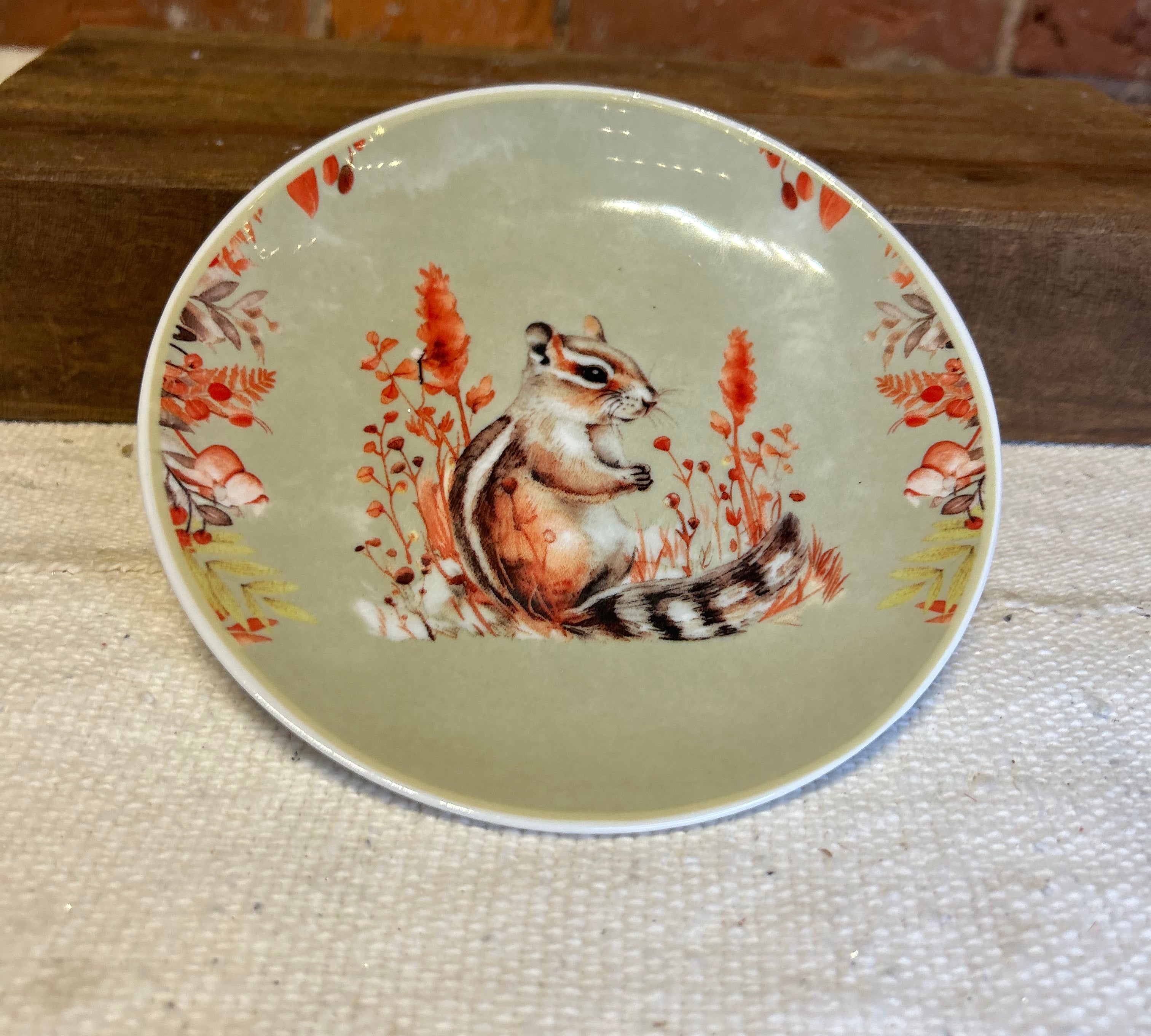 Animal Decorative Plate 6"