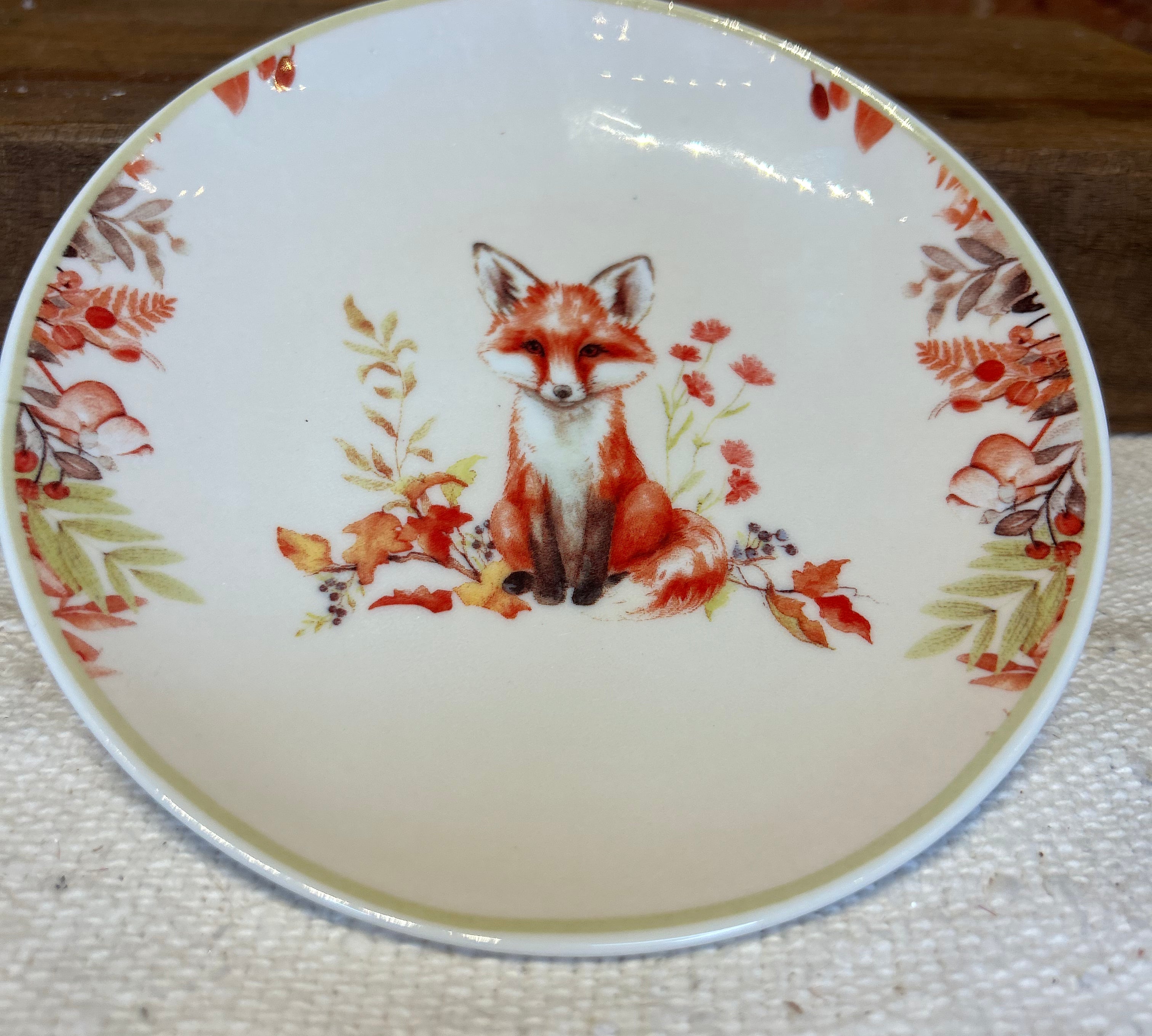 Animal Decorative Plate 6"