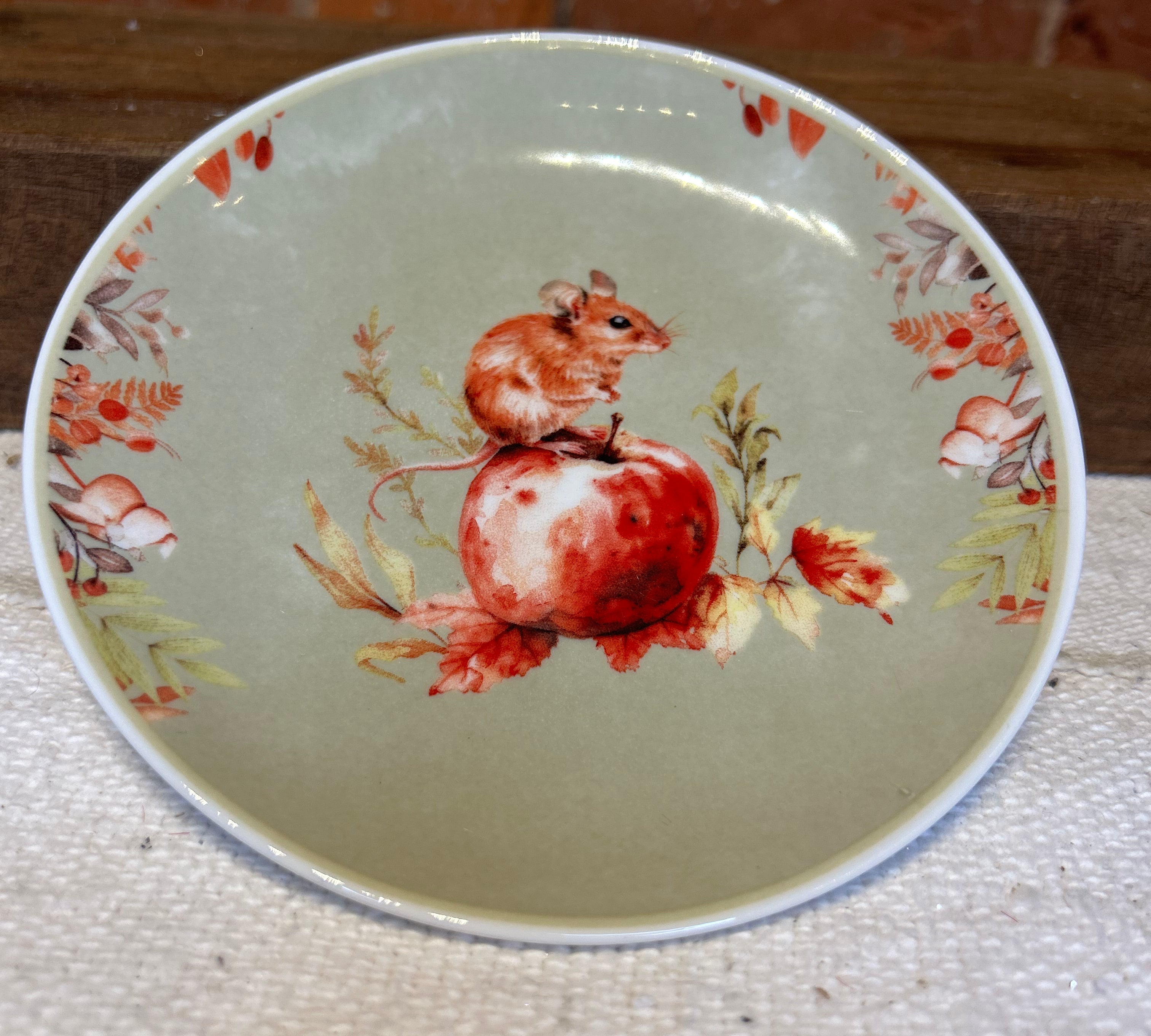 Animal Decorative Plate 6"
