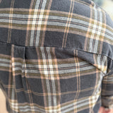 Plus Plaid Boxy Button Down Shirt