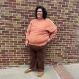 Plus Judy Blue Crop Brown Jeans