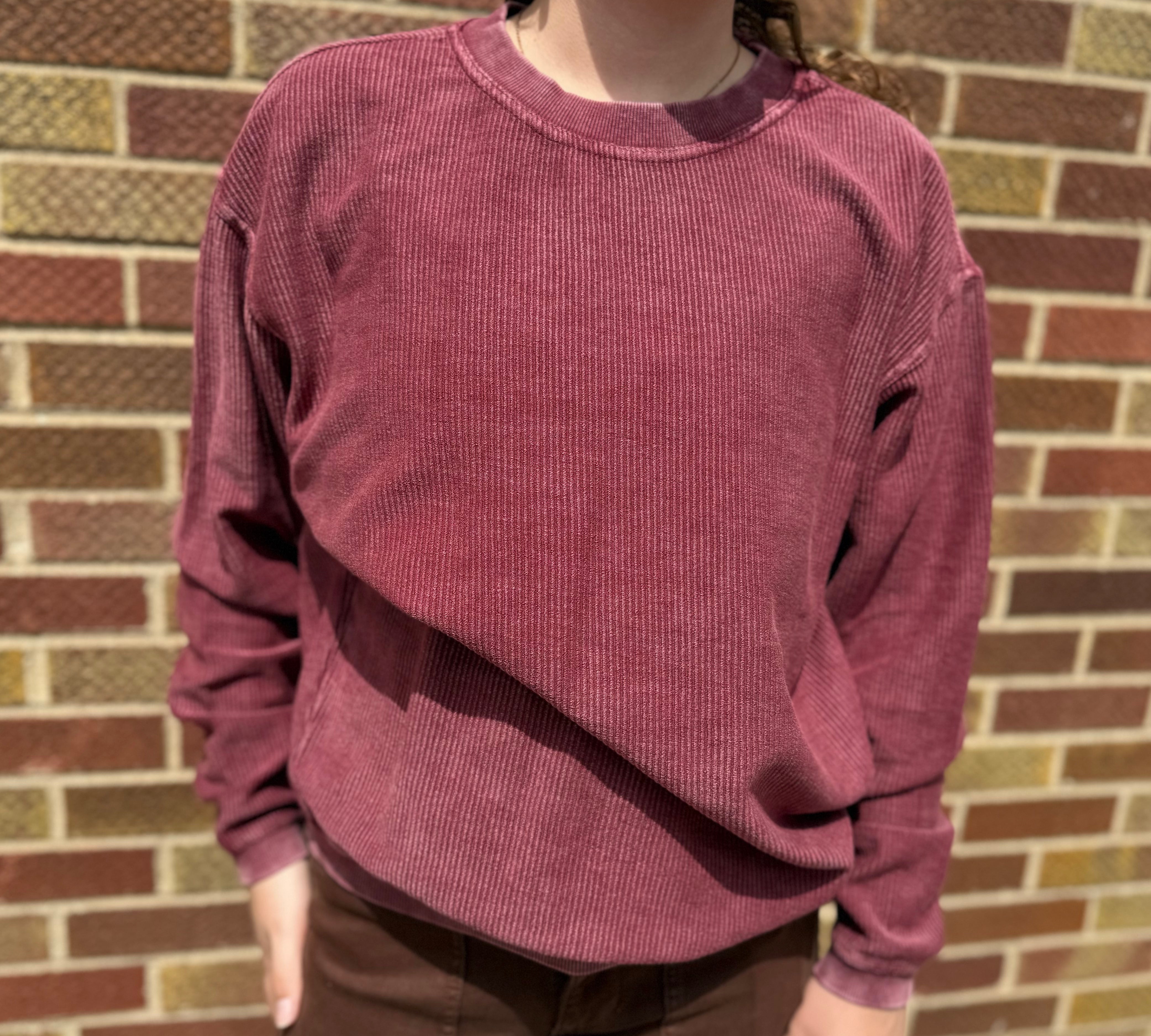 Bold Luxe Corded Crew