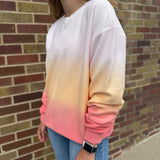Ombre Luxe Corded Crew