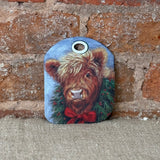 Highland Cow Bowl Scraper