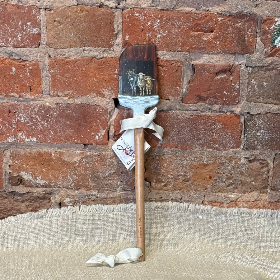 Snowy Farm Family Spatula