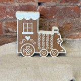 Gingerbread Train Sitter