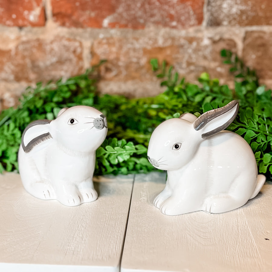 Sweet Sitting Bunny Figurines 4”